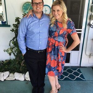 LulaRoe Amelia dress size L 14-16